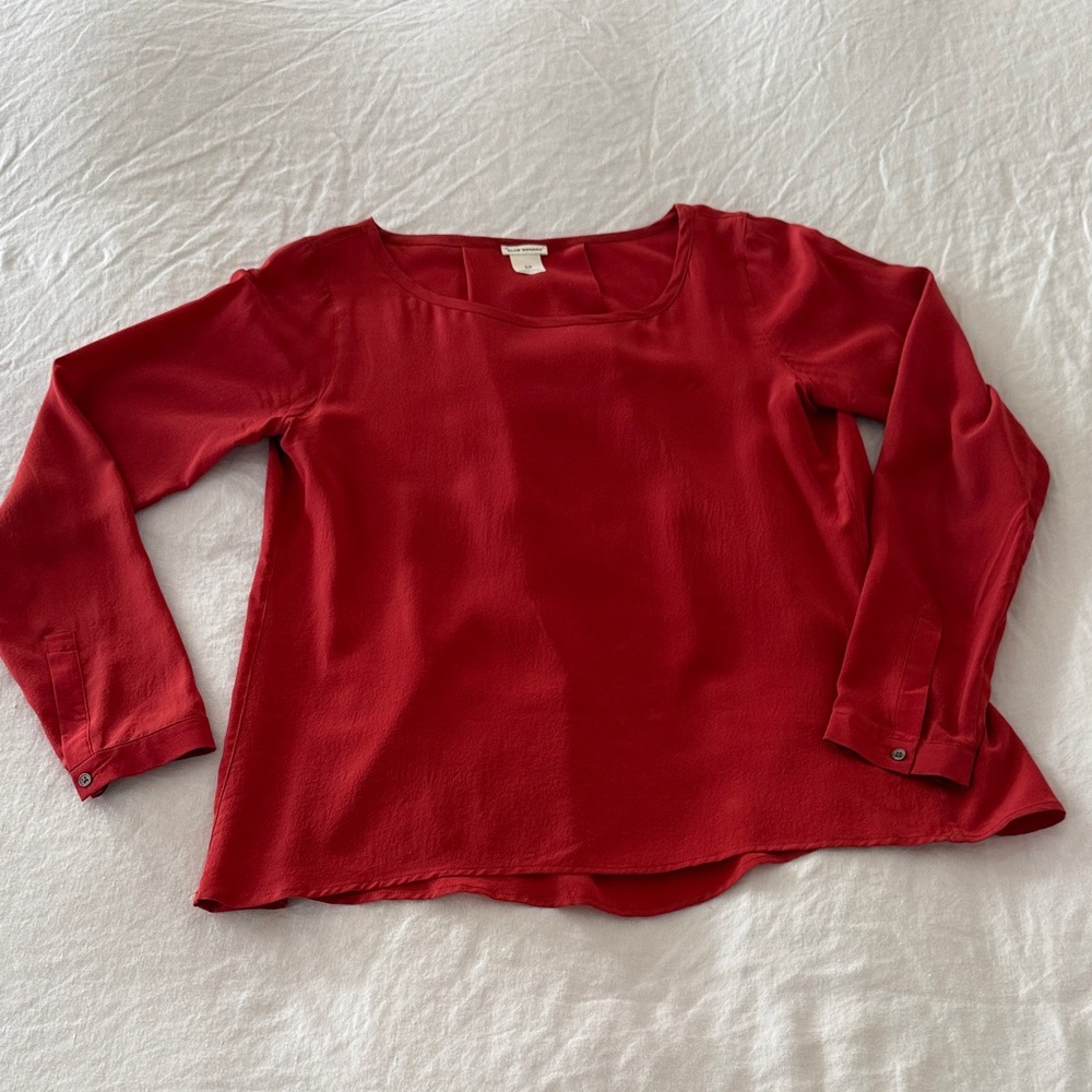 Club Monaco Scarlet Blouse